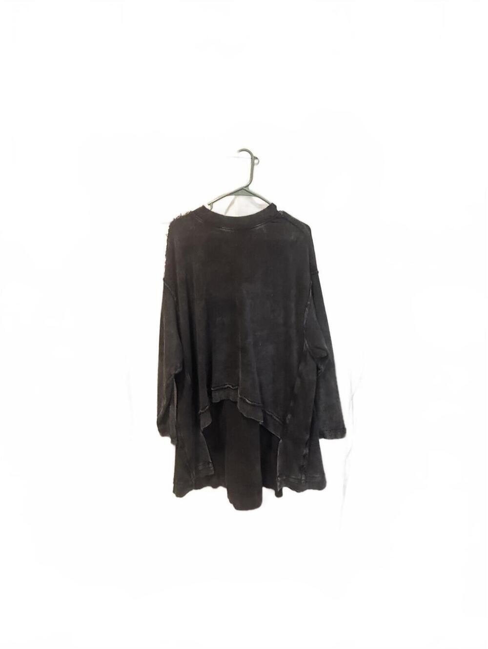 Free People Black Oversized Long Sleeve Sweater XS